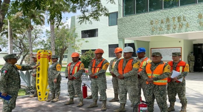 «Primer Simulacro Nacional 2026” realizado en las Unidades, Dependencias e Instalaciones de la 8/a. Zona Militar