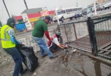 Reforzó Servicios Públicos de Reynosa limpieza y reparación de rejillas pluviales
