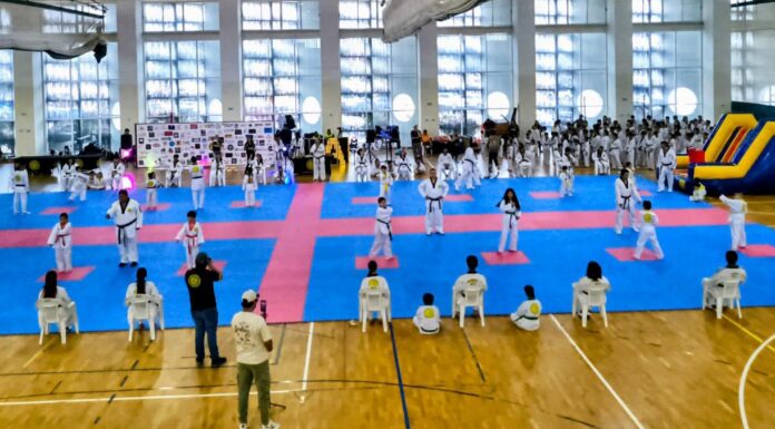 Fue sede el Polideportivo de la 1era. Edición de Técnicas de Combate de Taekwondo