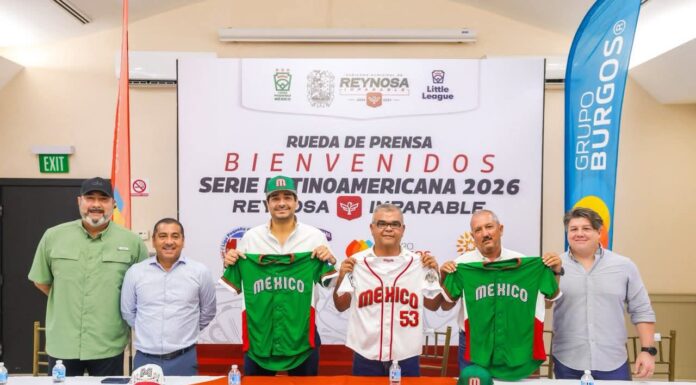 Será Reynosa la sede para la Serie Latinoamericana de Beisbol 2026 de Ligas Pequeñas