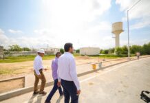 Supervisó Carlos Peña Ortiz rehabilitación del bordo de contención del Canal Rodhe