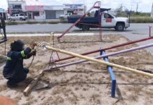 Rehabilitó Gobierno Municipal de Carlos Peña Ortiz juegos infantiles en Hacienda del Sol