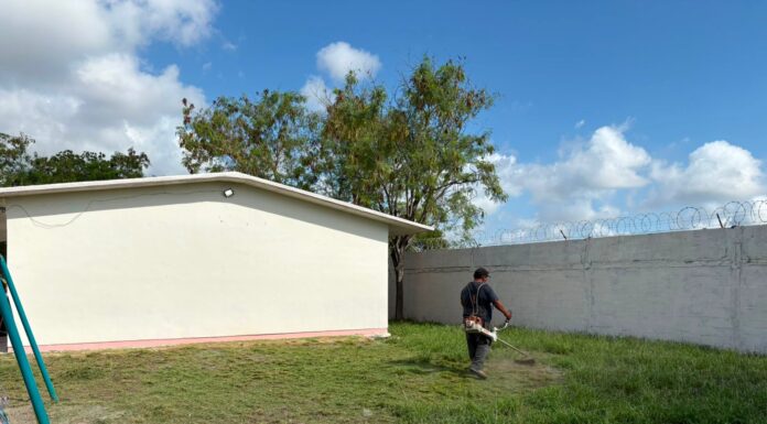 Mantiene Gobierno de Carlos Peña Ortiz escuelas limpias en Reynosa