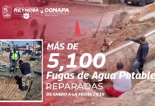 Suma COMAPA más de 5 mil 100 fugas de agua potable reparadas de enero a la fecha