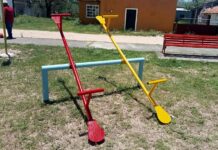 Devuelve Carlos Peña Ortiz vida y color a la plaza de Congregación Garza con trabajo de rehabilitación