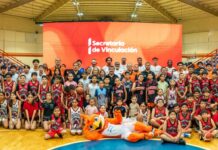 Rector Dámaso Anaya encabeza presentación oficial del Corre Basket UAT para la temporada 2026 de la LNBP