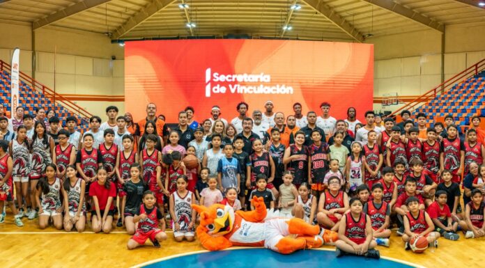 Rector Dámaso Anaya encabeza presentación oficial del Corre Basket UAT para la temporada 2026 de la LNBP