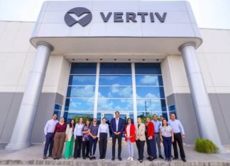 Participó el Presidente Carlos Peña Ortiz en reunión de trabajo de Planta Vertiv Reynosa