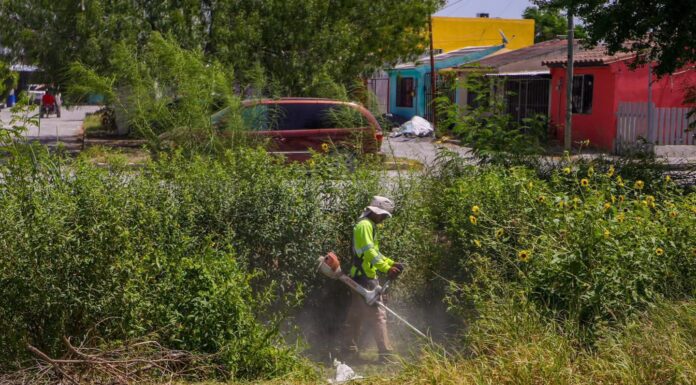 Aplicó Servicios Públicos programa de limpieza en Villas de Diamante