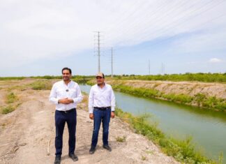 Servicios Públicos Imparables, intensifica Alcalde de Reynosa la limpieza de drenes