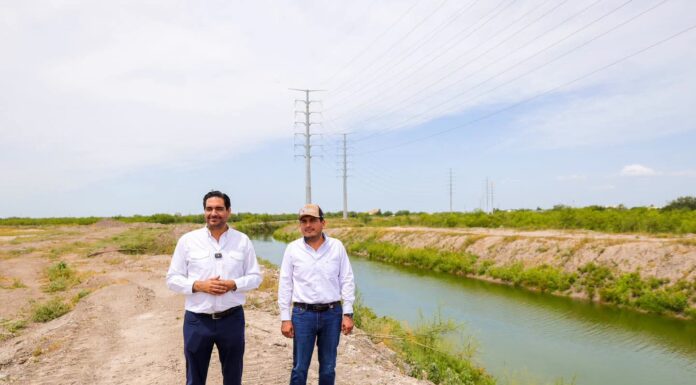 Servicios Públicos Imparables, intensifica Alcalde de Reynosa la limpieza de drenes