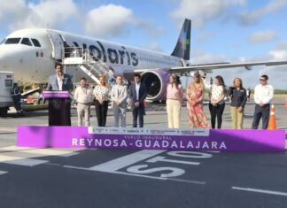 Inaugura Volaris nueva ruta aérea en Reynosa