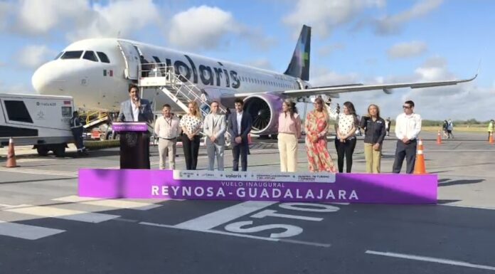 Inaugura Volaris nueva ruta aérea en Reynosa