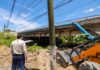 Supervisó Carlos Peña Ortiz rehabilitación de puente vehicular en la Jacinto López II