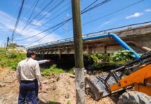 Supervisó Carlos Peña Ortiz rehabilitación de puente vehicular en la Jacinto López II
