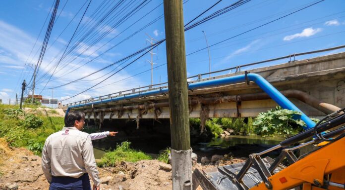 Supervisó Carlos Peña Ortiz rehabilitación de puente vehicular en la Jacinto López II