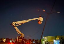 Ilumina Gobierno de Reynosa avenidas y bulevares en turno nocturno