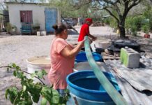 Llevó Gobierno Municipal agua potable a ejidos El Banco y Los Cavazos