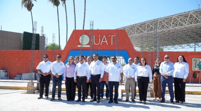 Contará la UAT con más y mejores edificios e infraestructura en Nuevo Laredo. El rector supervisó obras en la frontera