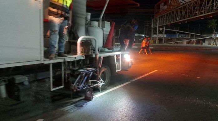 Realizó Gobierno de Reynosa demarcación vial en avenida Oriente Dos