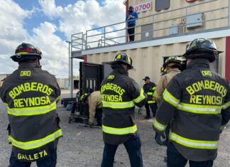 Refuerzan lazos de colaboración en intercambio internacional de bomberos