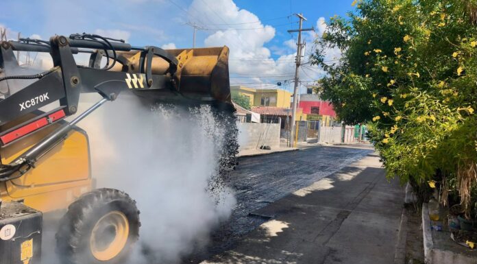 Rehabilita Gobierno de Carlos Peña Ortiz vialidades en distintos sectores de Reynosa