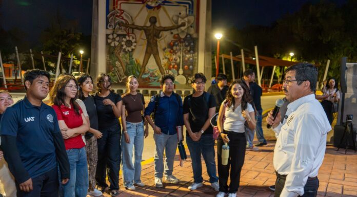 Brinda rector de la UAT emotiva despedida a talentos universitarios rumbo al Congreso Internacional Delfín 2026