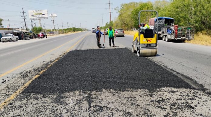 Reparó Servicios Públicos accesos principales a Reynosa