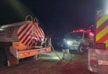 Atendieron Bomberos de Reynosa incendio en yonke