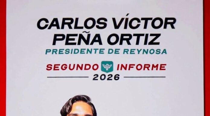 Destaca Consulado de Estados Unidos en Matamoros trabajo del Alcalde Carlos Peña Ortiz en Segundo Informe de Gobierno