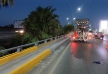 Realizó Gobierno de Reynosa trabajos de Ingeniería Vial durante turno nocturno