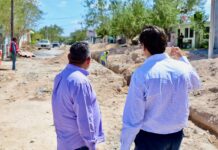 Avanza obra de alcantarillado sanitario en la colonia López Portillo