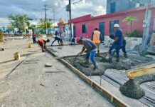 Continúa pavimentación en la Voluntad y Trabajo y devuelve confianza a las familias