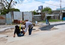 Supervisa el Arqui Eduardo López Arias obras de drenaje en el Fraccionamiento Reynosa
