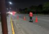 Por seguridad vial Servicios Públicos delimita carriles en avenida Tecnológico