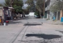Reparó Servicios Públicos pavimento de la calle Nardos en Villa Florida Sector B