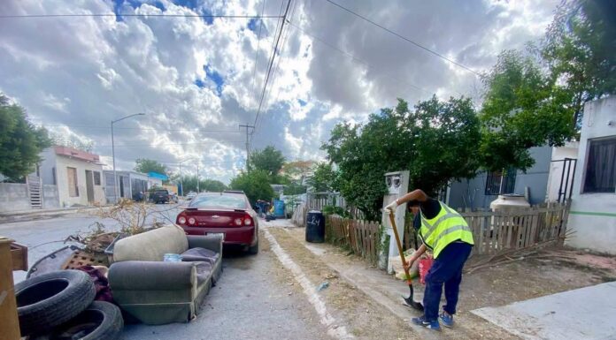 Contribuye Limpieza Imparable en la limpieza de colonias de Reynosa