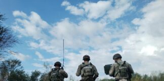 Despliegan 500 efectivos del Ejército y Guardia Nacional con el apoyo de dos helicópteros de la Fuerza Aérea en la frontera de Tamaulipas